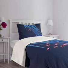 Canadian Snowbirds Bedspread Set