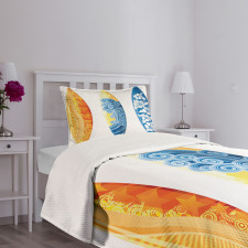 Surf Fun Water Sports Bedspread Set