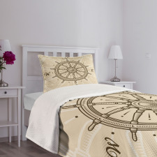 Steering Wheel Travel Bedspread Set