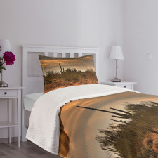 Dramatic Shady Desert Bedspread Set