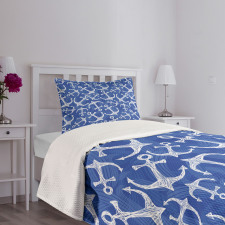 Marine Life Equipments Bedspread Set