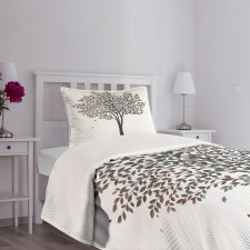 Fall Leaves Solititude Bedspread Set