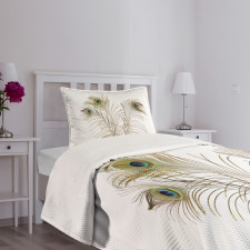 Turquoise Minimalistic Bedspread Set