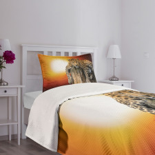 Safari Leopard on Tree Bedspread Set