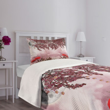 Dream Garden with Poppies Bedspread Set