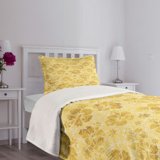 Exotic Hibiscus Flowers Bedspread Set