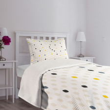 Polka Dots Geometric Bedspread Set