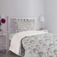 Waterdrops Monochrome Bedspread Set