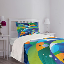 Fishes Underwater Bedspread Set