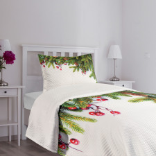 Tree Branches Cones Bedspread Set