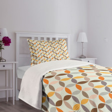 Angled Cyclic Tile Bedspread Set