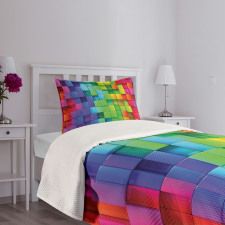 Rainbow Color Bedspread Set