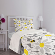 Daisy Leaf Spring Time Bedspread Set