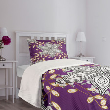 Vintage Floral Petals Bedspread Set