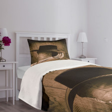 Wild Cowboy Hat Wooden Bedspread Set