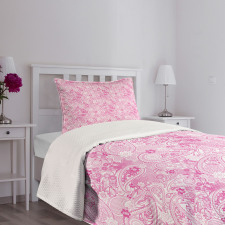 Paisley Leaves Bedspread Set