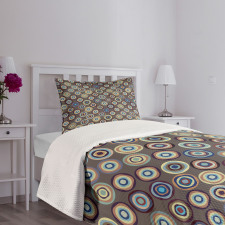 Abstract Big Dots Bedspread Set