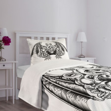 Cosmic Evil Monster Bedspread Set