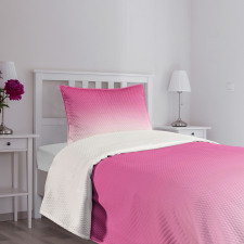 Digital Hot Pink Design Bedspread Set