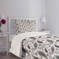 Oriental Florets Leaf Bedspread Set