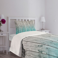 Digital Wood Panels Bedspread Set