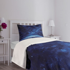 Vibrant Milky Way Stars Bedspread Set