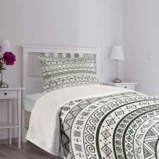 Aztec Patterns Bedspread Set