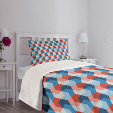 Mosaic Geometric Art Bedspread Set