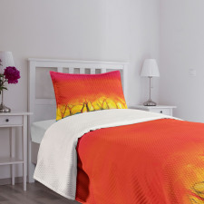 Colorful Abstract Tree Bedspread Set