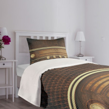 Retro 60s Music Style Bedspread Set