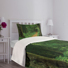 Nature Call Park Design Bedspread Set