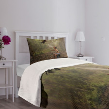 Forest Birds Eco Bedspread Set