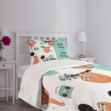 American Sloth Tribe Bedspread Set