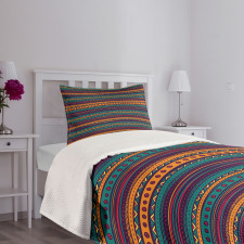 Retro Aztec Art Bedspread Set