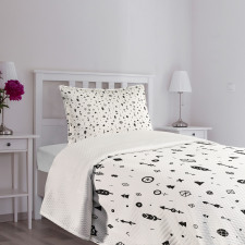 Aztec Geometric Design Bedspread Set