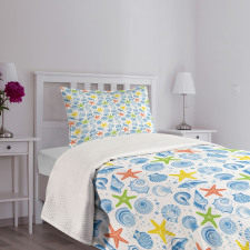Marine Themed Starfish Bedspread Set