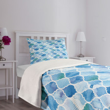 Mosaic Pattern Bedspread Set