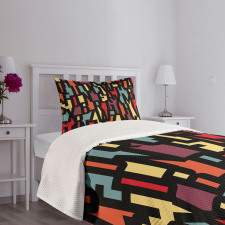 Fractal Funky Forms Bedspread Set