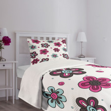 Florets Buds Kids Girls Bedspread Set