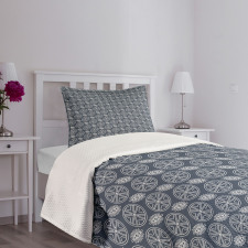 Japanese Ornate Abstract Bedspread Set
