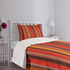 Tiny and Thick Lines Bedspread Set