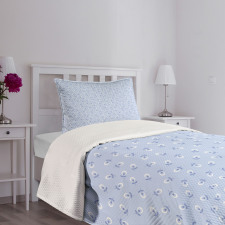 Small Retro Flowers Bedspread Set