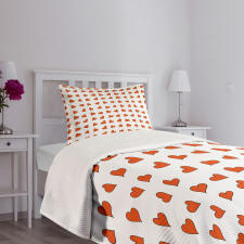 Hearts Honeymoon Bedspread Set