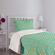 Geometric Contemporary Bedspread Set