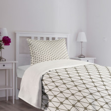 Geometric Diamond Shapes Bedspread Set