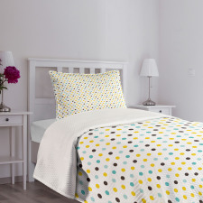 Polka Dots Rounds Retro Bedspread Set