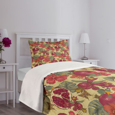 Exotic Wild Tropic Birds Bedspread Set