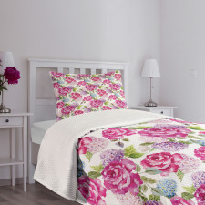 Watercolor Lavenders Bedspread Set