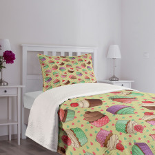 Bakery Polka Dots Bedspread Set