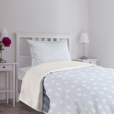 Scattered Small Blooms Bedspread Set